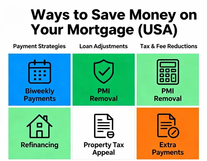 how to save money on mortgage researched tips for americans infographic